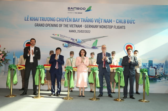 Bamboo Airways khai trương đường bay thẳng thương mại thường lệ Việt Nam – Đức - Ảnh 1.