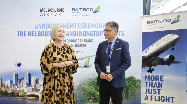 Bamboo Airways công bố đường bay thẳng Hà Nội – Melbourne, mở bán vé từ 5/3/2022 - Ảnh 1.