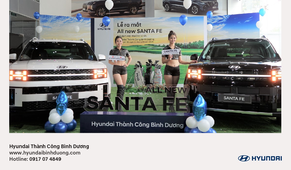 HYUNDAI SANTA FE ALL NEW TAI HYUNDAI BINH DUONG