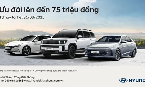 GIẢM TRỰC TIẾP ĐẾN 75 TRIỆU KHI MUA HYUNDAI SANTA FE TRONG THÁNG 3/2025