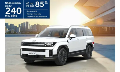 ƯU ĐÃI LÊN ĐẾN 100% PHÍ TRƯỚC BẠ KHI MUA SANTAFE TRONG THÁNG 7/2025