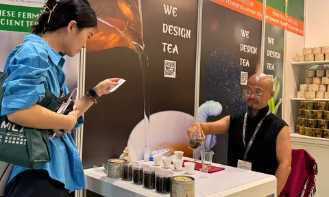 Trà cổ truyền Việt tại hội chợ giao thương quốc tế "Hong Kong International tea fair 2025"