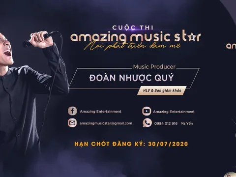 CEO Adam Muzic làm Host Amazing Music Star mùa 2: “Tôi khó tính và luôn công tâm trong các cuộc thi”