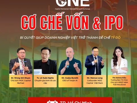 Chương trình “Khát vọng Quốc Gia, Diễn đàn Cơ chế vốn và Con đường IPO” sẽ có mặt tại TP. Hồ Chí Minh