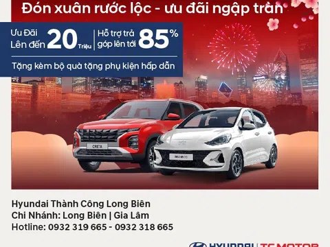 ĐÓN XUÂN RƯỚC LỘC – ƯU ĐÃI NGẬP TRÀN TẠI HYUNDAI LONG BIÊN & CHI NHÁNH GIA LÂM