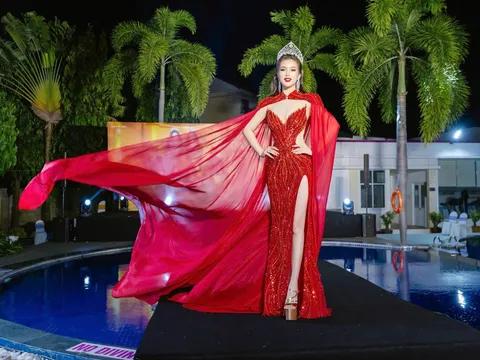Jennifer Ly lộng lẫy trong đêm bán kết Hoa hậu Doanh nhân Siêu Quốc Gia 2025, trình diễn đầm dạ hội NTK Tom Kara gây quỹ từ thiện